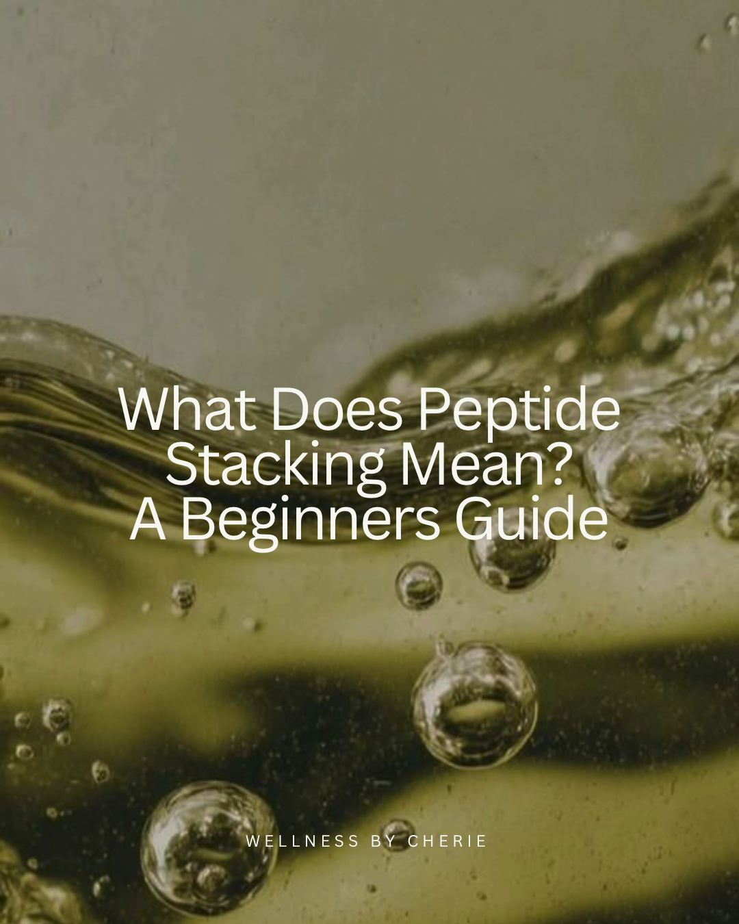 What Does Peptide Stacking Mean?