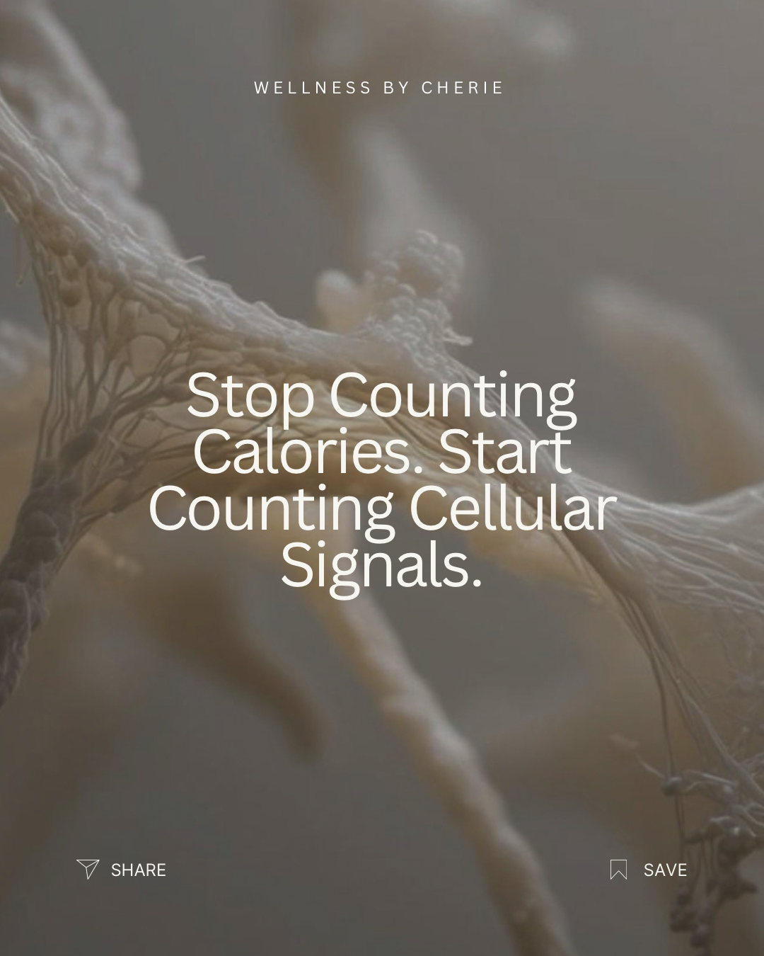 Stop Counting Calories. Start Counting Cellular Signals.