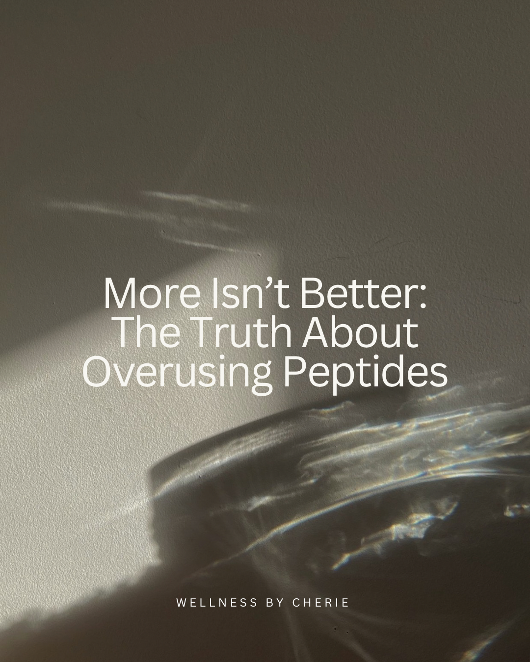 More Isn’t Better: The Truth About Overusing Peptides